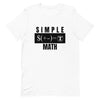 Simple Math Short-Sleeve Unisex T-Shirt