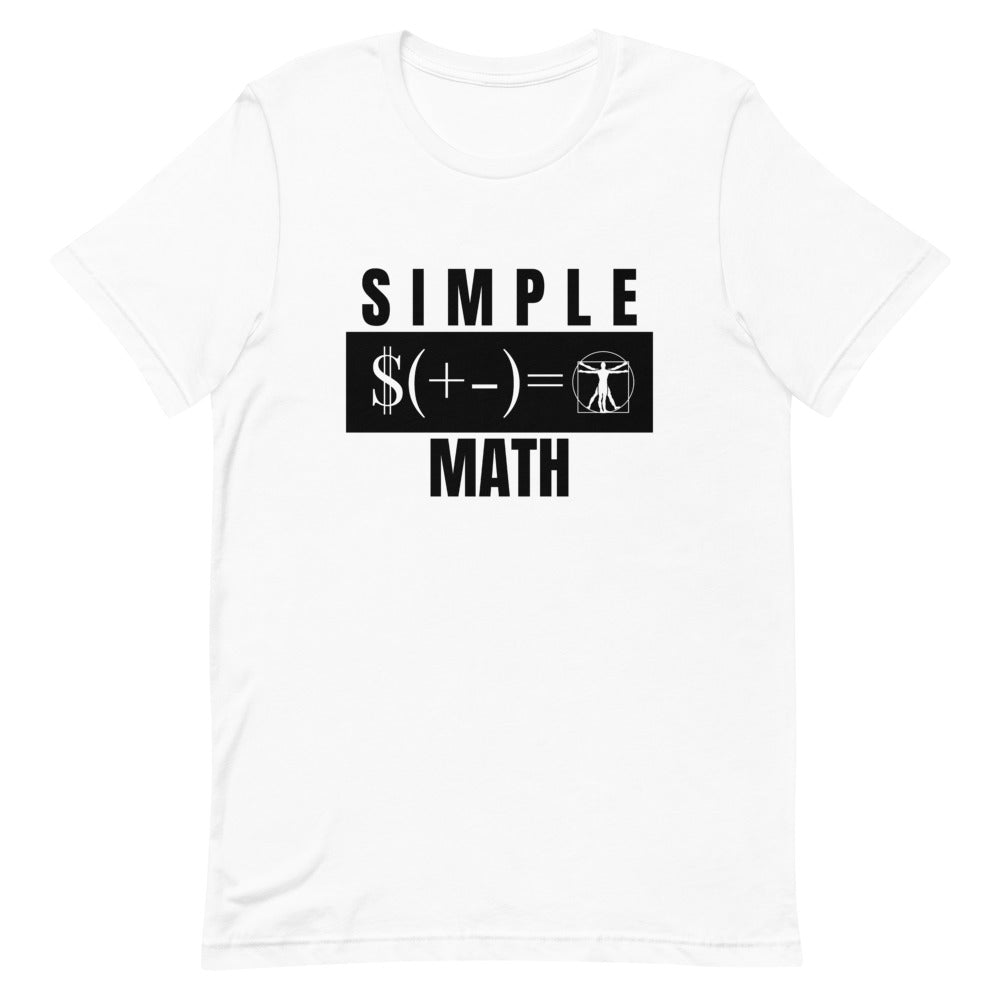 Simple Math Short-Sleeve Unisex T-Shirt