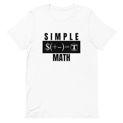 Simple Math Short-Sleeve Unisex T-Shirt