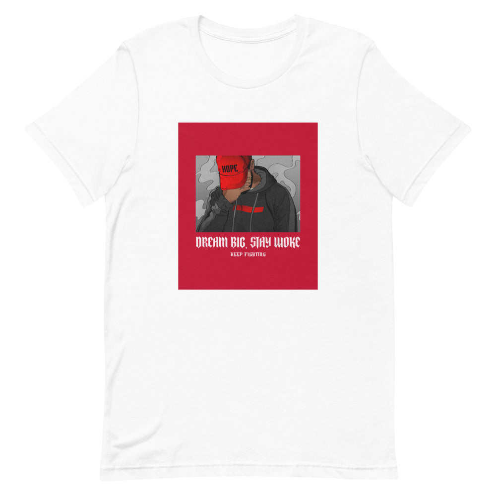 Dream Big Stay Woke Short-Sleeve Unisex T-Shirt