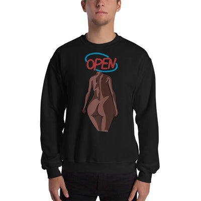 Open Minded Woman Unisex Sweatshirt