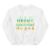 Meowy Christmas Unisex Sweatshirt