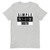 Simple Math Short-Sleeve Unisex T-Shirt