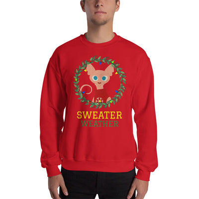 Kitty Sweater Weather Unisex Sweatshirt