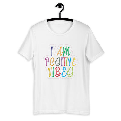 Positive Vibes Short-Sleeve Unisex T-Shirt