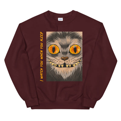 Creepy Cat Unisex Sweatshirt