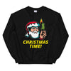 Burn it Up Santa Unisex Sweatshirt