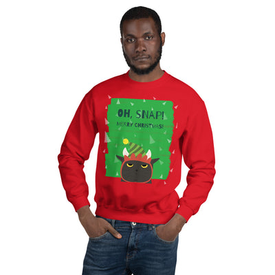 Oh Snap Cat Christmas Unisex Sweatshirt