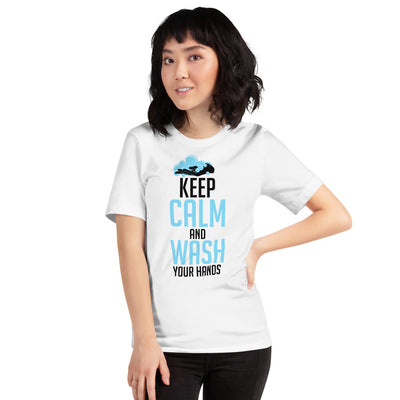 Keep and Calm and Wash Short-Sleeve Unisex T-Shirt