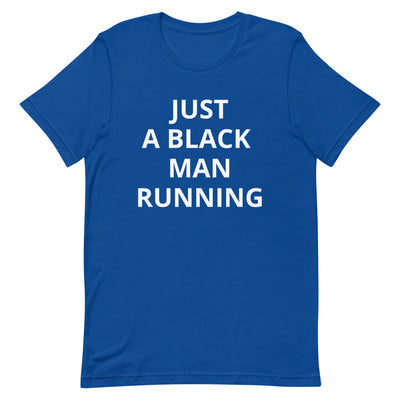 Black Man Running Short-Sleeve Unisex T-Shirt