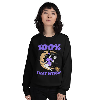 100% That Witch Unisex Sweatshirt