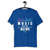 Music Keeps Me Alive Short-Sleeve Unisex T-Shirt