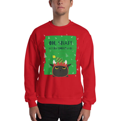 Oh Snap Cat Christmas Unisex Sweatshirt