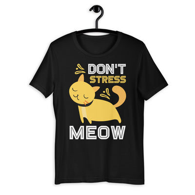 Don't Stress Meow Short-Sleeve Unisex T-Shirt