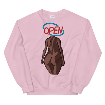 Open Minded Woman Unisex Sweatshirt