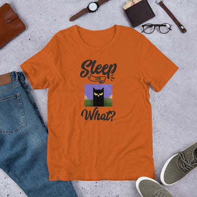 Sleep For What Owl Short-Sleeve Unisex T-Shirt