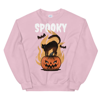 Halloween Spooky Cat Unisex Sweatshirt