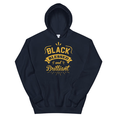 Black, Blessed, and Brilliant Unisex Hoodie